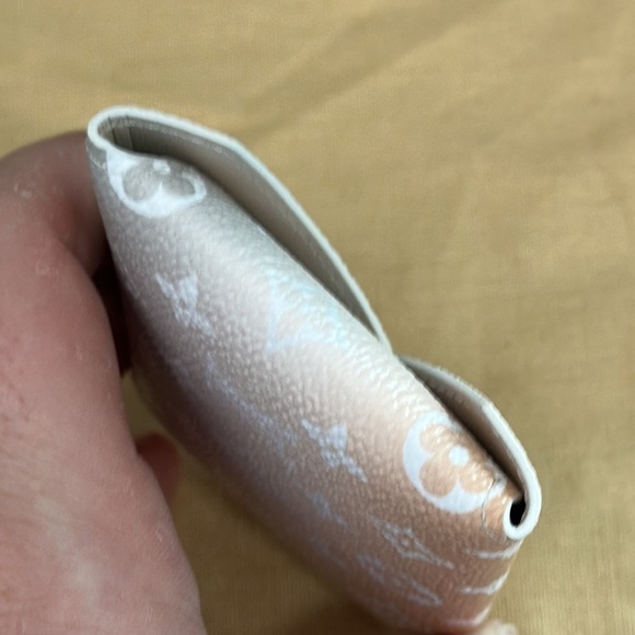 Louis Vuitton by the pool peach pochette kirigami pm pouch card case coin purse - Picture 4 of 15